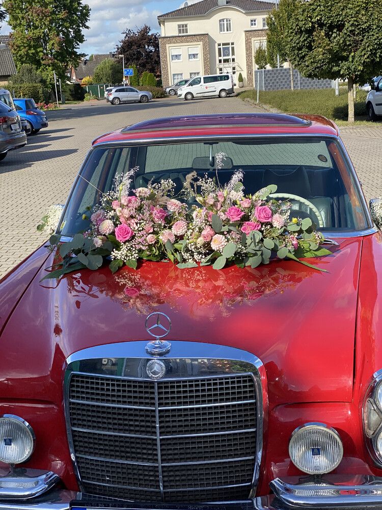 Auto Bumenschmuck Hochzeit Quakenbrück